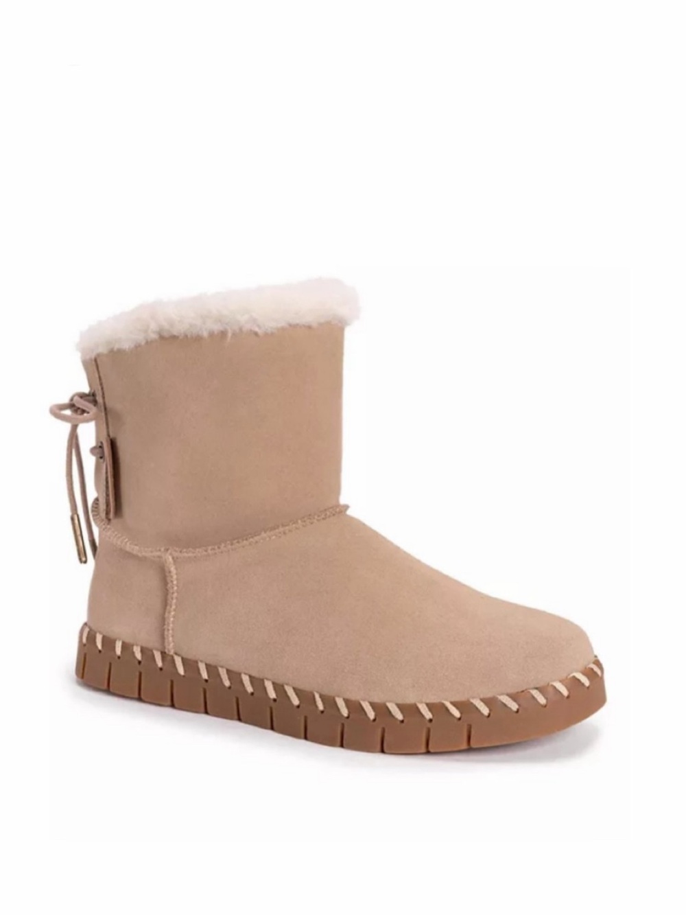 NEW MUK LUKS Flexi Albany Women's Suede Winter Boots Wool Lining